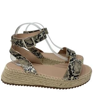 Steve Madden Julieta Snakeskin Sandals Size 8.5